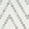 Ackland Calabria Frost 10.94 in. x 13.74 in. Polished Marble Mosaic Tile, 10PK AKM-S-CAFR1X1LUP-CA - alternate 4